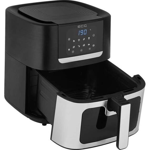 Friteuza cu aer cald ECG AF 8000 Crusty XL, 7 litri, 1700 W, control digital, 8 programe, temperatura 80-200°C - 9- Roveli
