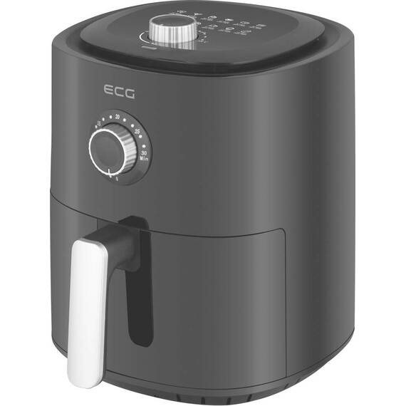 Friteuza cu aer fierbinte ECG AF 4000 Simply Fry, 3.8 litri, 1300 W, 12 programe, control temperatura 80-200°C - - Roveli