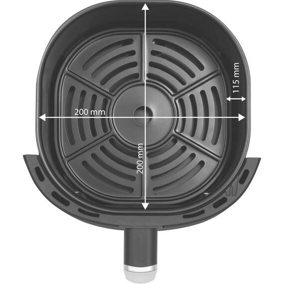 Friteuza cu aer fierbinte ECG AF 4000 Simply Fry, 3.8 litri, 1300 W, 12 programe, control temperatura 80-200°C - 19- Roveli