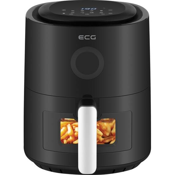 Friteuza cu aer fierbinte ECG AF 4020 Compact Fry, 3.8 litri, 1300 W, control digital, 8 programe, temperatura 80-200°C - 4- Roveli