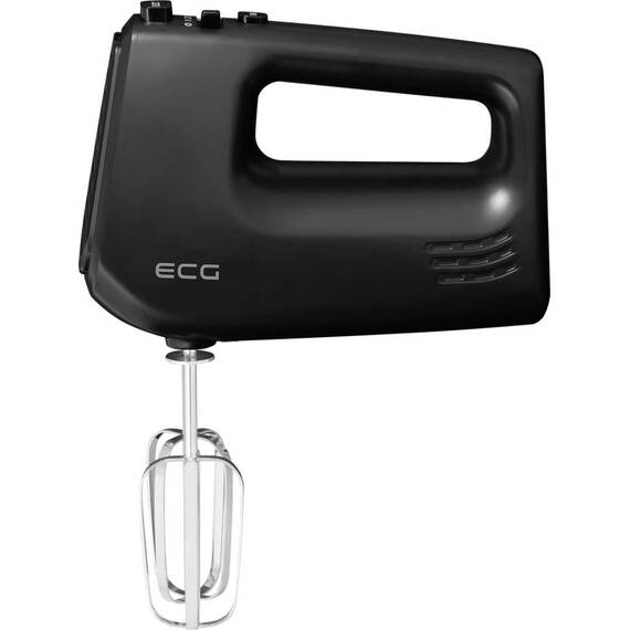 Mixer de mana ECG RS 440 Black Lite, 400 W, 5 viteze, functie TURBO, 2 teluri si 2 carlige, negru - 5- Roveli