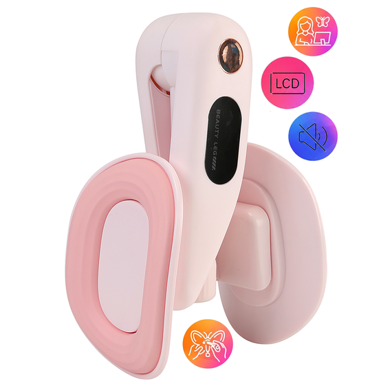 Dispozitiv Hip Trainer, rezistenta ajustabila, pentru zona pelvina, solduri, picioare, coapse, fese, maini si spate, postpartum, cu afisaj digital, ro - 5- Roveli