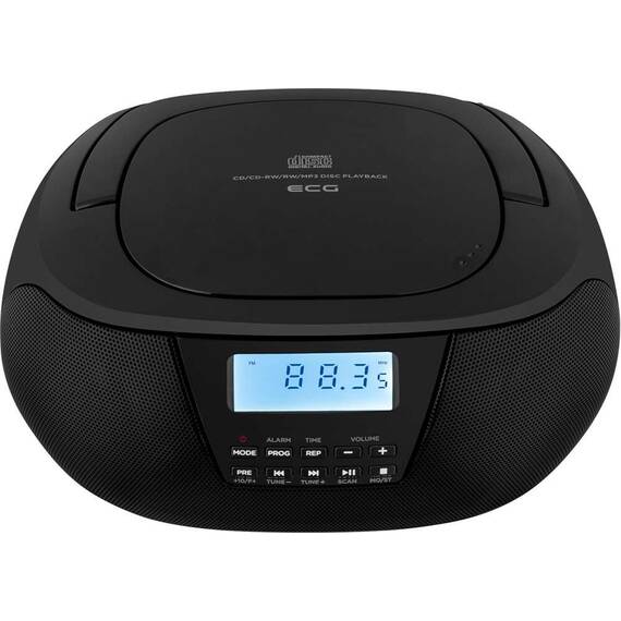 Radio CD Player ECG CDR 550, 2 x 1.5 W RMS, tuner FM cu memorie 40 de posturi,USB, negru - 4- Roveli