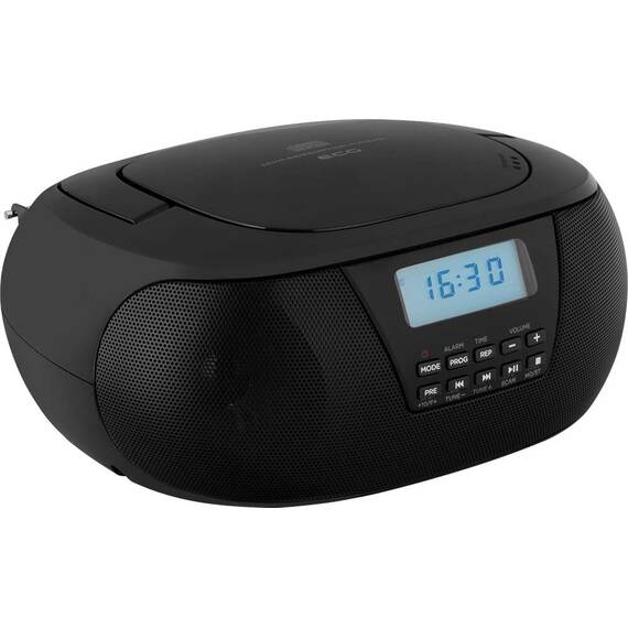 Radio CD Player ECG CDR 550, 2 x 1.5 W RMS, tuner FM cu memorie 40 de posturi,USB, negru - 6- Roveli
