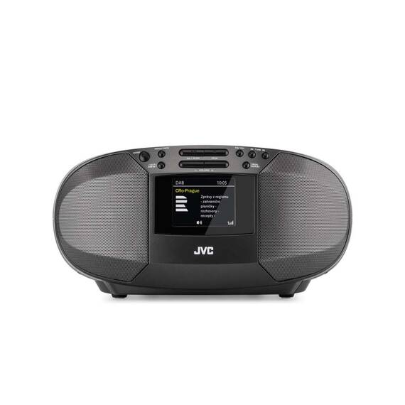 Radio cu CD JVC RD-E664B-DAB, 2x2.5W RMS, Bluetooth, USB, afisaj LCD, ceas, telecomanda, negru - 3- Roveli