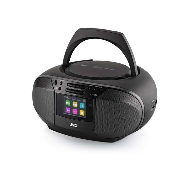 Radio cu CD JVC RD-E664B-DAB, 2x2.5W RMS, Bluetooth, USB, afisaj LCD, ceas, telecomanda, negru - 5- Roveli