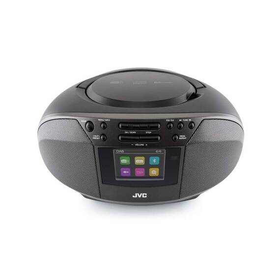 Radio cu CD JVC RD-E664B-DAB, 2x2.5W RMS, Bluetooth, USB, afisaj LCD, ceas, telecomanda, negru - 8- Roveli