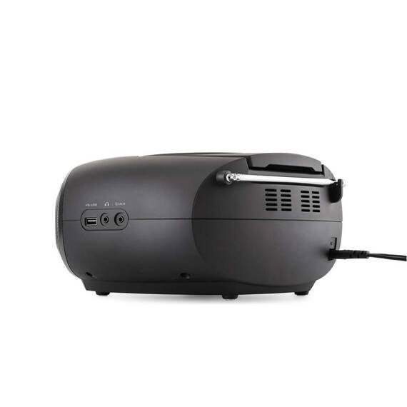 Radio cu CD JVC RD-E664B-DAB, 2x2.5W RMS, Bluetooth, USB, afisaj LCD, ceas, telecomanda, negru - 9- Roveli