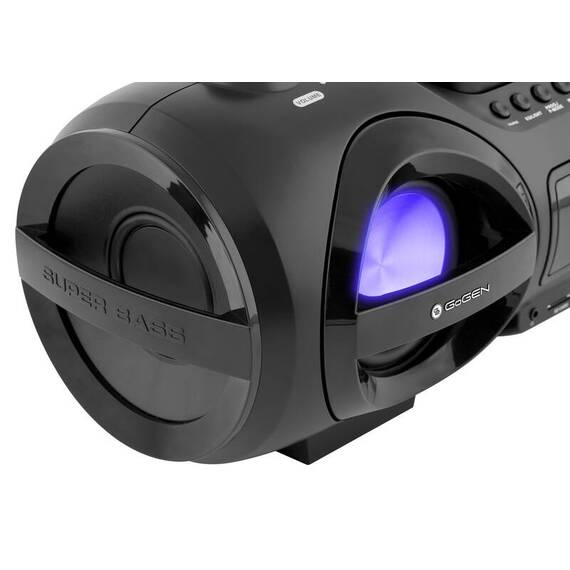 Radio FM cu CD și Bluetooth GoGEN CDM 425 BTDAB, 25 W, MP3, USB, card SD, telecomanda, negru/argintiu - 3- Roveli
