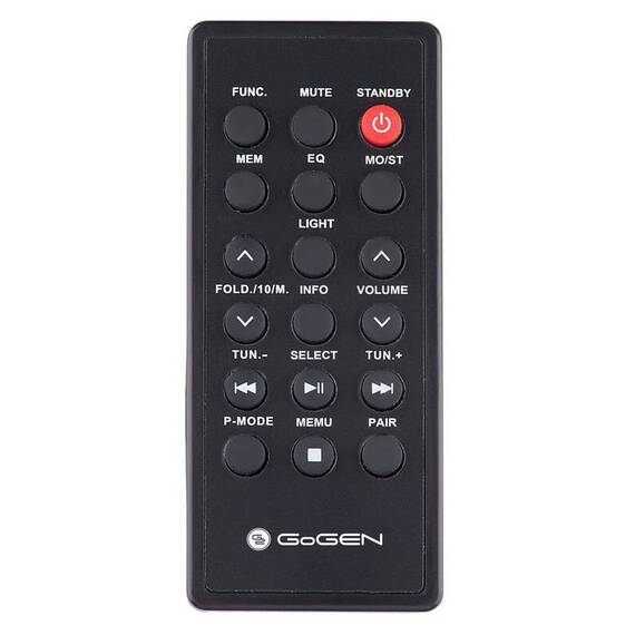 Radio FM cu CD și Bluetooth GoGEN CDM 425 BTDAB, 25 W, MP3, USB, card SD, telecomanda, negru/argintiu - 6- Roveli