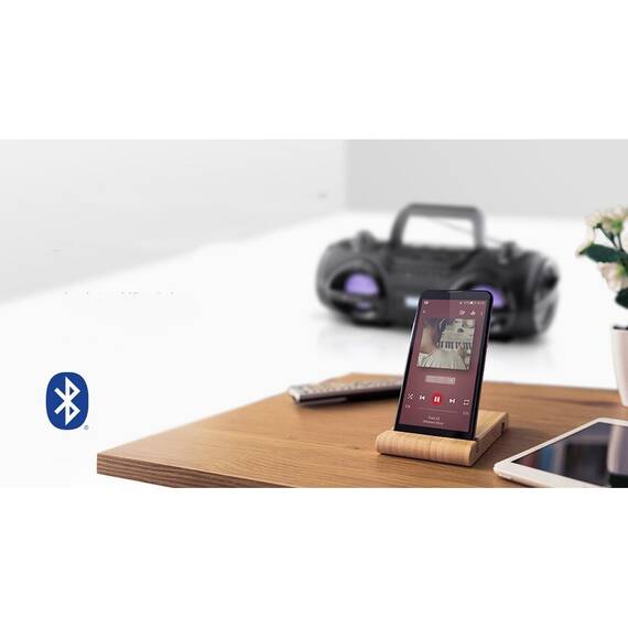 Radio FM cu CD și Bluetooth GoGEN CDM 425 BTDAB, 25 W, MP3, USB, card SD, telecomanda, negru/argintiu - 14- Roveli