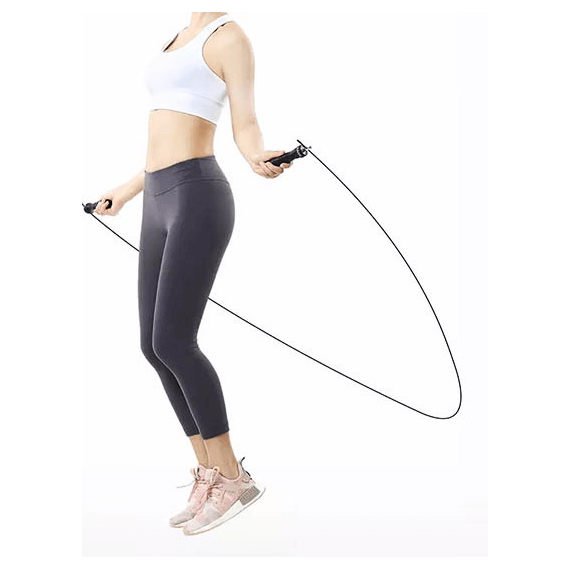 Coarda de sarit Crossfit cu rulmenti, 3m, Negru - 9- Roveli