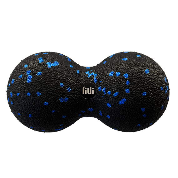Set accesorii pentru masaj cu rola si mingii, Fitli, Albastru - 8- Roveli