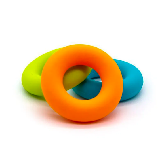 Set complet pentru exercitiile mainilor si degetelor, Benzi elastice degete, Bile de antrenament si Inele de silicon multicolore - 7- Roveli