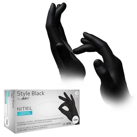 Manusi nitril Negre Style Black - 2- Roveli