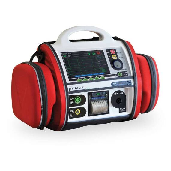 Defibrilator Progetti Rescue Life 7 Standard + SpO2 + NiBP + Pacer + ECG 12 canale - - Roveli