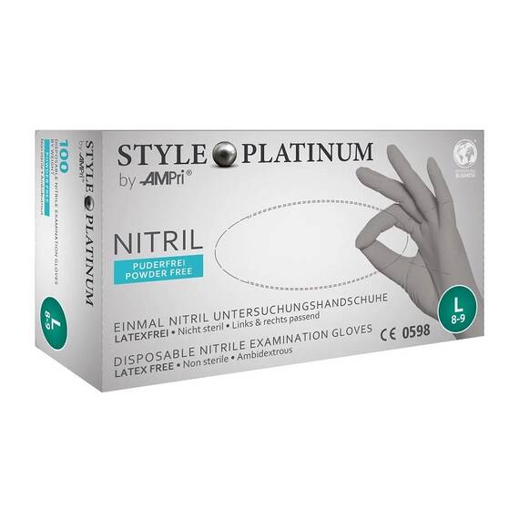 Manusi nitril Gri Style PLATINUM - 3- Roveli