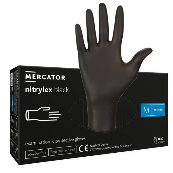 Manusi Nitril Nitrylex Black - - Roveli