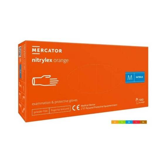 Manusi Nitril Nitrylex Orange - 2- Roveli