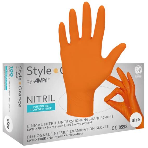 Manusi nitril Portocalii Style Orange - - Roveli