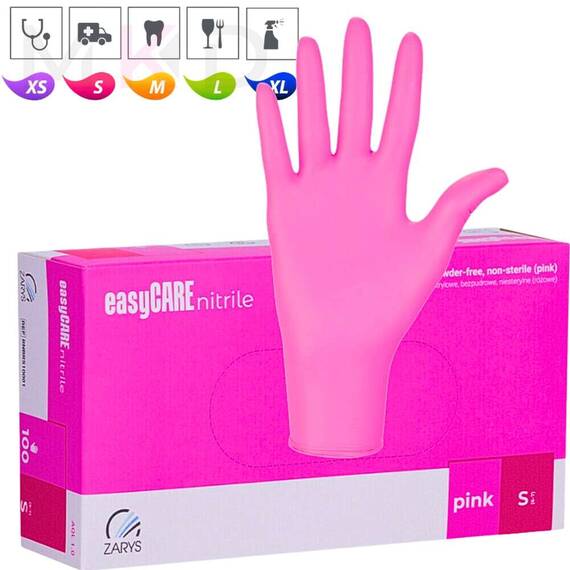 Manusi nitril Roz EasyCare - 2- Roveli