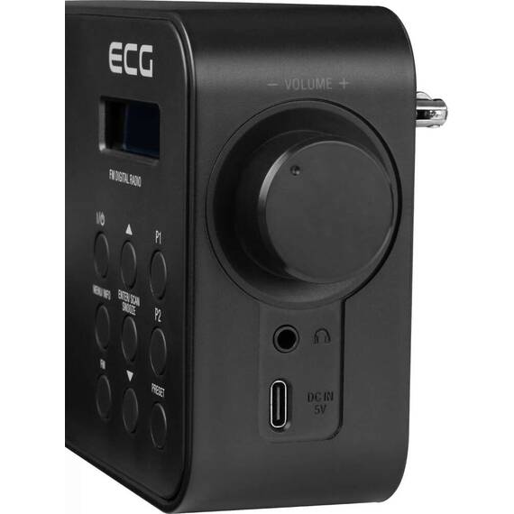 Radio FM ECG R 105, 1.2 W, alarma, memorie 30 de posturi - 10- Roveli