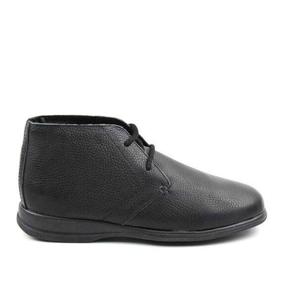 Ghete  pentru barbati , captusite , din piele naturala 4044-NEGRU/G, Culoare (12): Negru, Marime (12): 42 - 3- Roveli