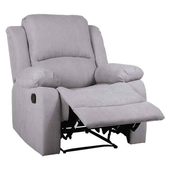 Fotoliu relaxant reglabil, material gri deschis, ASKOY NEW - 11- Roveli