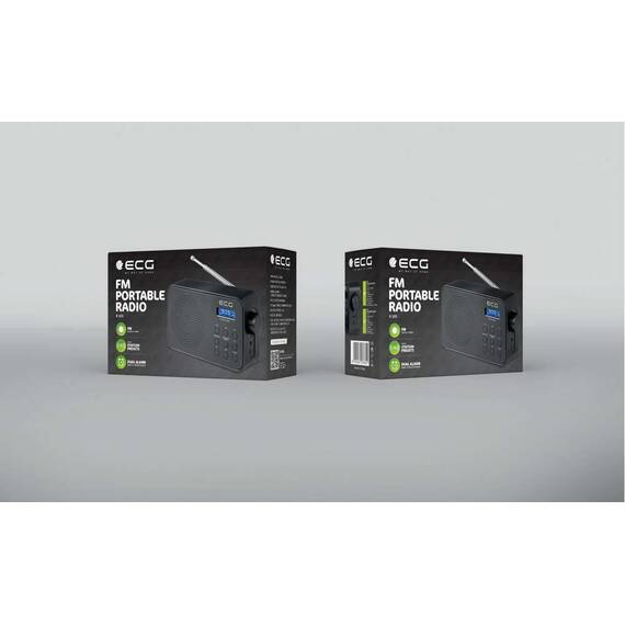 Radio FM ECG R 105, 1.2 W, alarma, memorie 30 de posturi - 16- Roveli