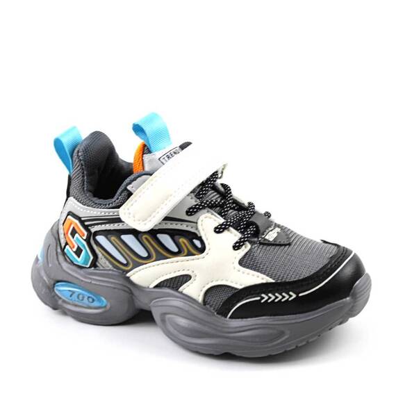 Pantofi sport pentru copii cu talpa usoara B10525-GRI, Culoare (12): Gri, Marime (12): 31 - - Roveli