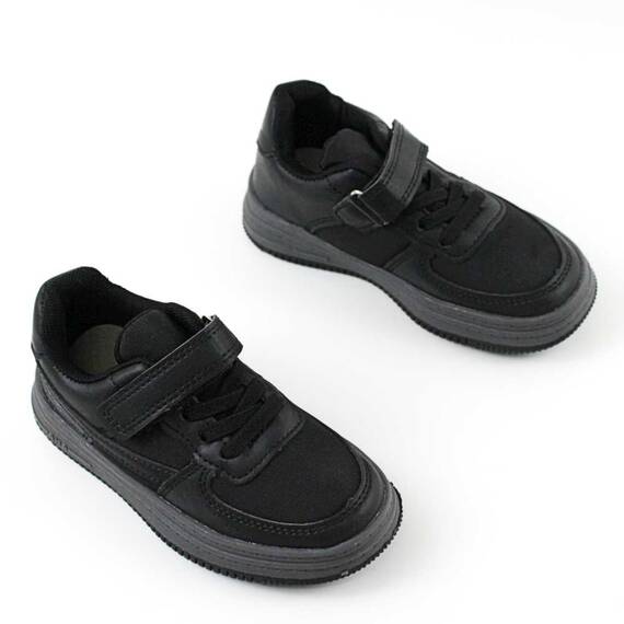 Pantofi sport pentru copii cu talpa usoara B10661-BLACK, Culoare (12): Negru, Marime (12): 32 - 2- Roveli