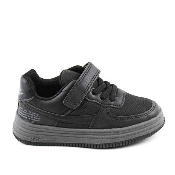 Pantofi sport pentru copii cu talpa usoara B10661-BLACK, Culoare (12): Negru, Marime (12): 30 - 3- Roveli