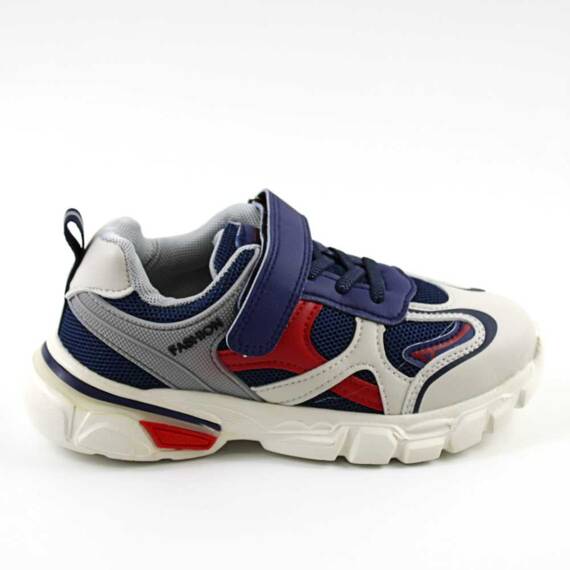 Pantofi sport pentru copii cu talpa usoara C10207-21-BLUE, Culoare (12): BLEUMARIN/GRI, Marime (12): 36 - 3- Roveli