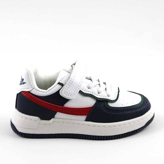 Pantofi sport pentru copii cu talpa usoara B10483-20-WHITE, Culoare (12): ALB/MULTICOLOR, Marime (12): 31 - 3- Roveli