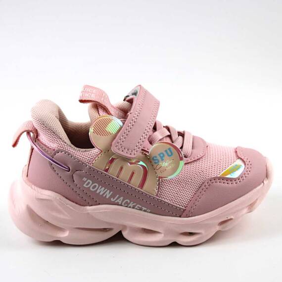 Pantofi sport pentru copii cu talpa cu leduri B10538-8-PINK, Culoare (12): Roz, Marime (12): 26 - 3- Roveli