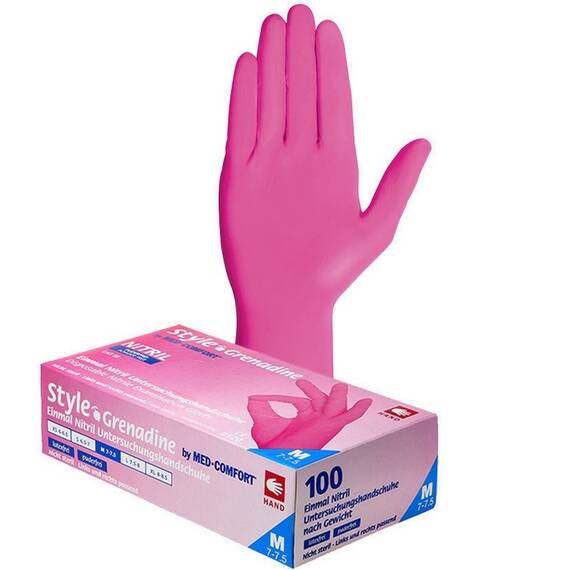 Manusi nitril Roz STYLE GRENADINE - - Roveli