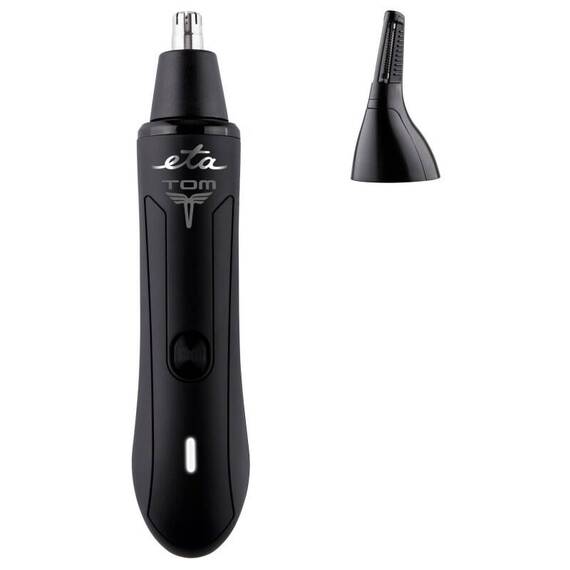 Trimmer pentru nas si urechi ETA Tom 4340 90000, acumulator Li-Ion, autonomie 180 min, USB-C, accesoriu pentru sprancene - 3- Roveli