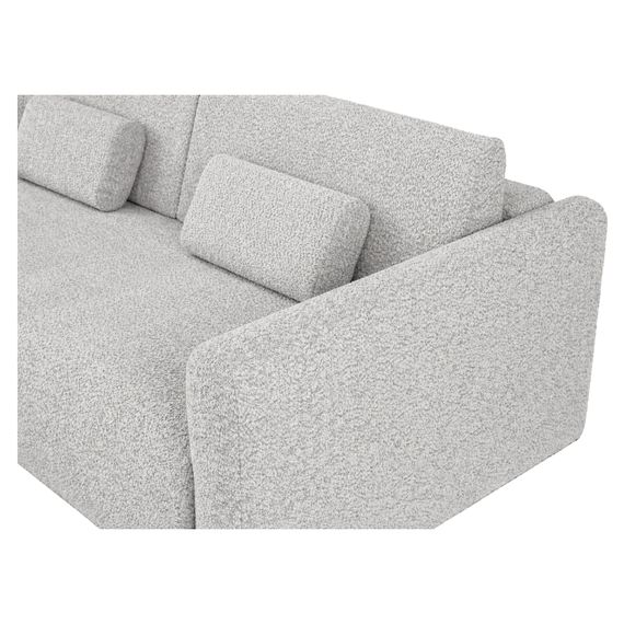 Canapea extensibila, gri deschis, ALIBA - 2- Roveli