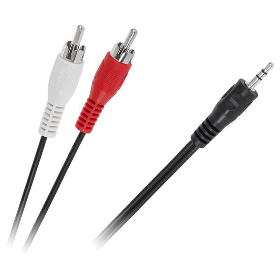 CABLU 3.5 TATA - 2X RCA TATA 15M - 2- Roveli