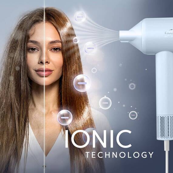 Uscator de par ETA Fenite Pastels 8319 90010, 1600 W, ionizare, motor BLDC 110,000 rot/min, 2 viteze, albastru - 3- Roveli