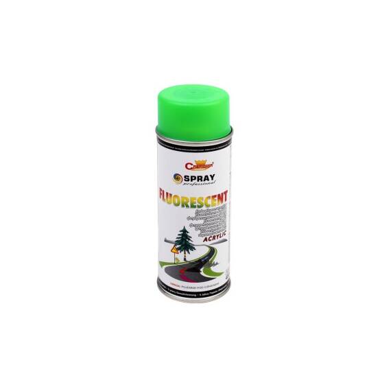 Spray vopsea verde fluorescent Champion profesional 400ml - 3- Roveli