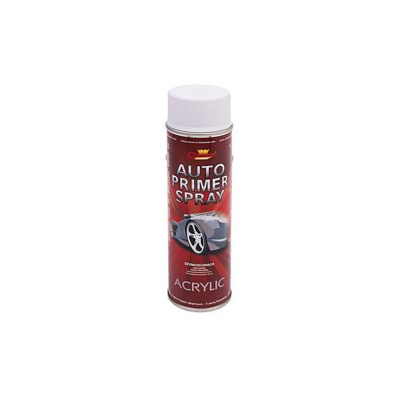 Spray vopsea primer alb Champion profesional 500ml Cod: RAL9003 - 2- Roveli