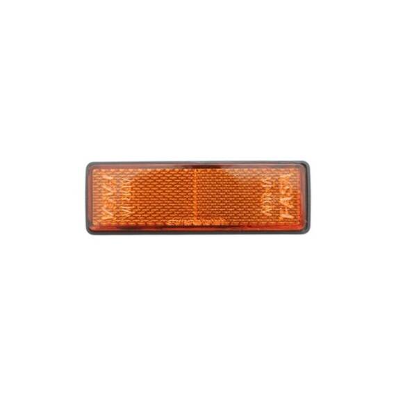 Dreptunghi reflectorizant cu adeziv galben spate 90x32mm Cod: TR015 - - Roveli