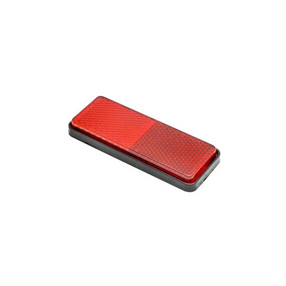 Dreptunghi reflectorizant cu adeziv rosu spate 90x32mm Cod:TR015 - 3- Roveli