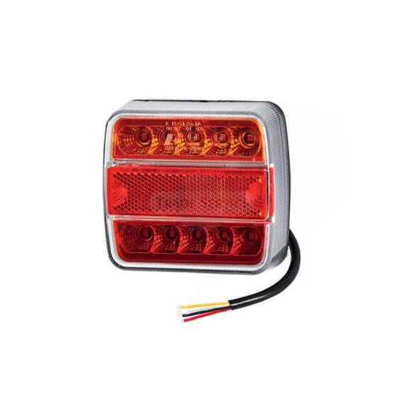 Lampa LED remorca 12V-24V stop, semnalizare, pozitie si iluminare numar Cod: TRL003 - 5- Roveli