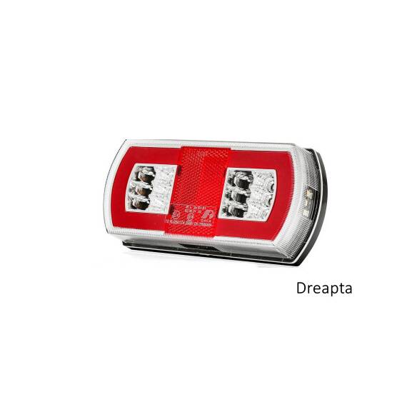Lampa LED auto/remorca stanga sau dreapta 12V-24V GLO-TRAC stop, semnalizare, pozitie si iluminare numar Cod: TRS030A - 5- Roveli