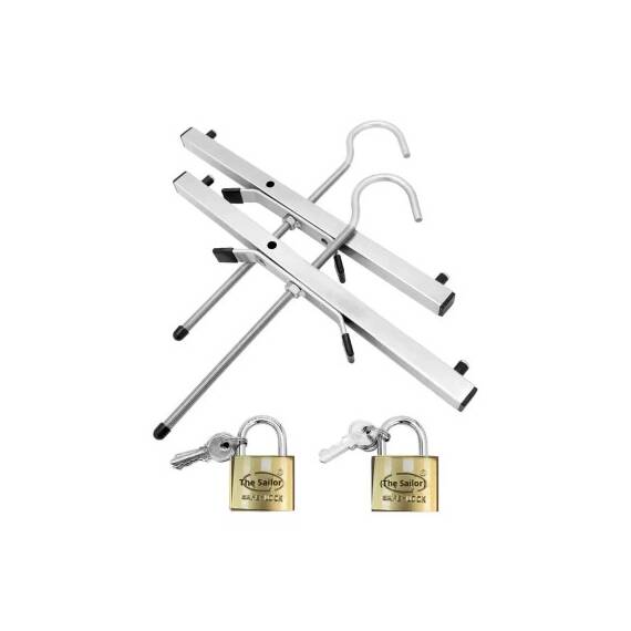 Suporti transport scara auto 2 bucati pentru bare transversale Cod: LL1 - 5- Roveli