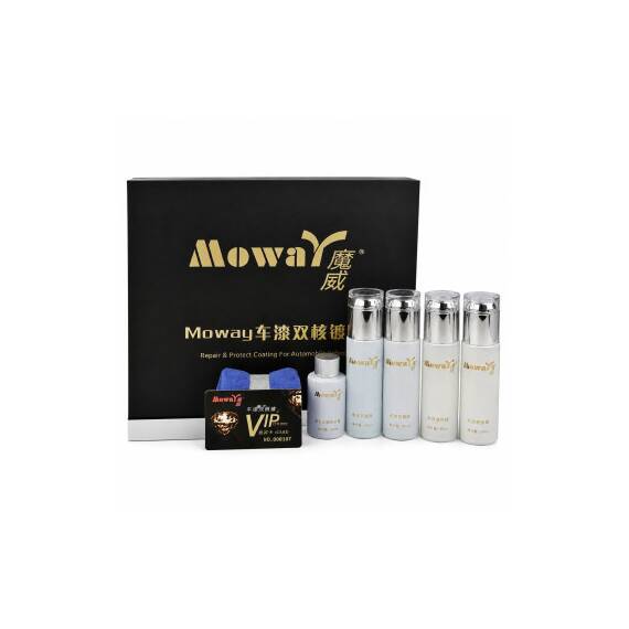 Kit solutie protectie caroserie auto NANO-Quartz 06 pentru stralucire si zgarieturi   - - Roveli