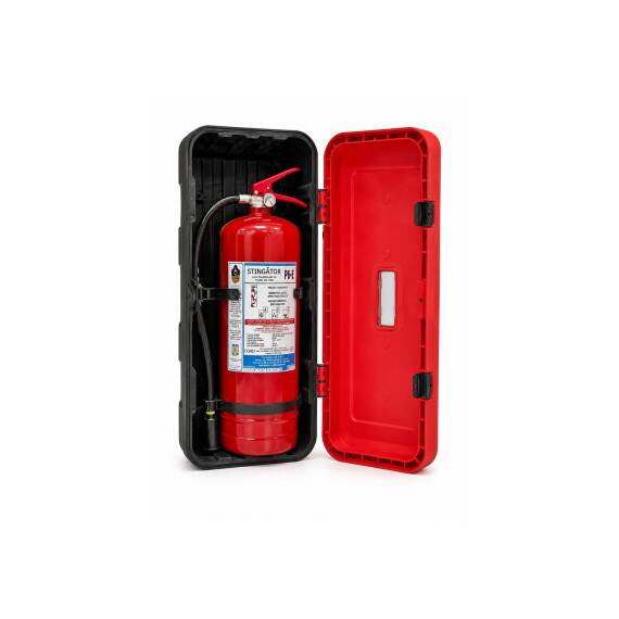 Cutie depozitare si protectie stingator 6 kg pentru camion, spatii comerciale - - Roveli