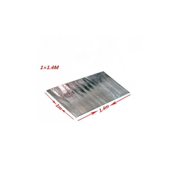Insonorizant auto aluminiu cu adeziv grosime 15 mm 1.4 m x 1 m Cod: 025-15 - 2- Roveli